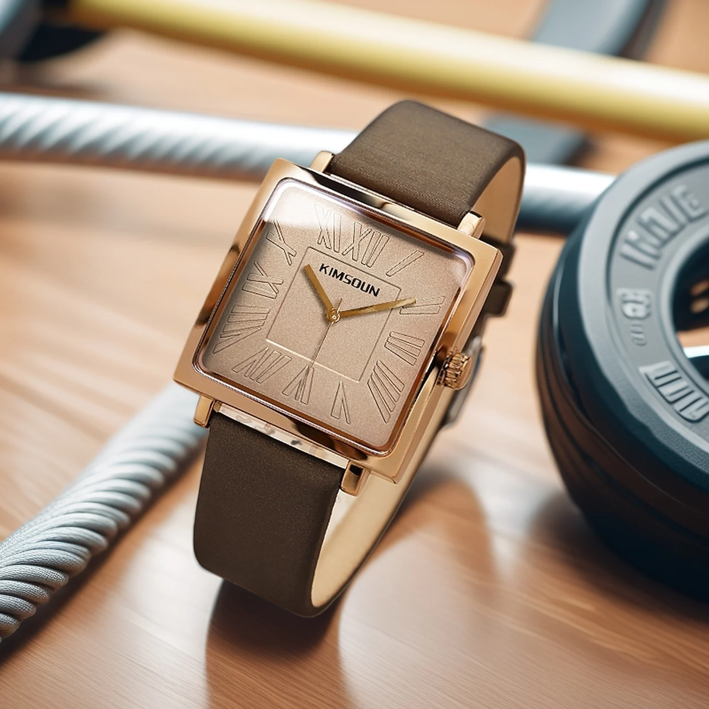 Luxury Square Women Quartz Watch Vintage Roman Numerals Dial Soft Leather Strap Elegant Office Ladies Wrist Watch Gift for Women