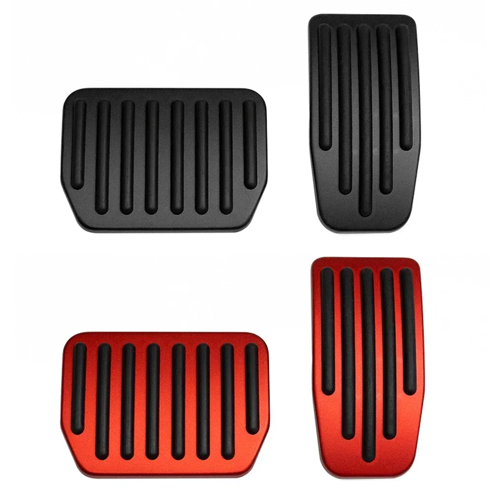 Für Tesla Modell Y 3 Highland Upgrade Fußpedal Pads Abdeckung Rutschfeste Gaspedal Bremssteun Leistung Aluminium Matten Zubehör – Detail 3