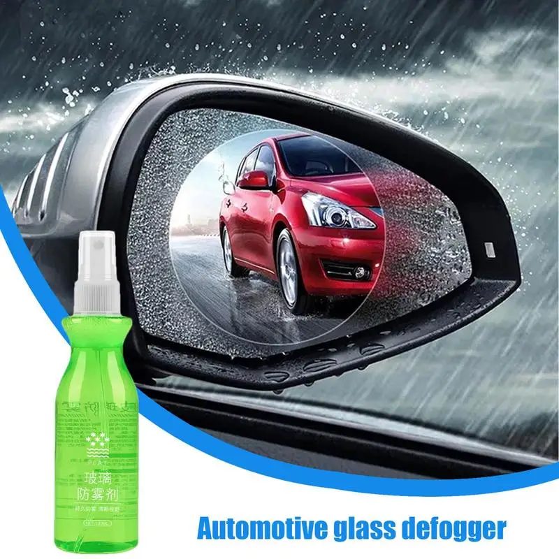 Car Glass Anti-Fog Agent 100ml Auto Glass Defogger Spray Advanced Nanotechnology Anti-Fogging Tool For Glasses Swimming Goggles