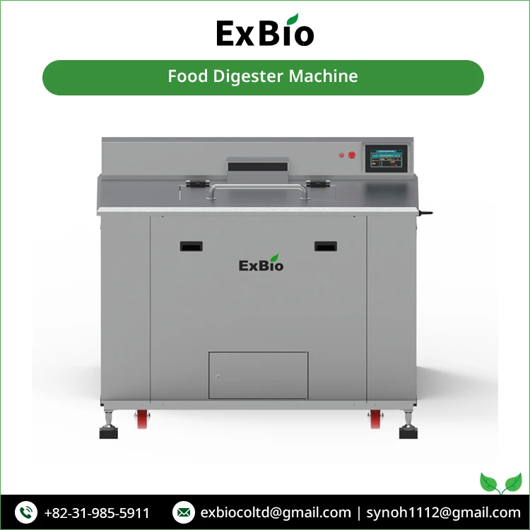 Food Waste Digester Machine Supplier Of Superlative Quality Exbio 300kg/day Capacity Food Waste Disposal Composting Machine