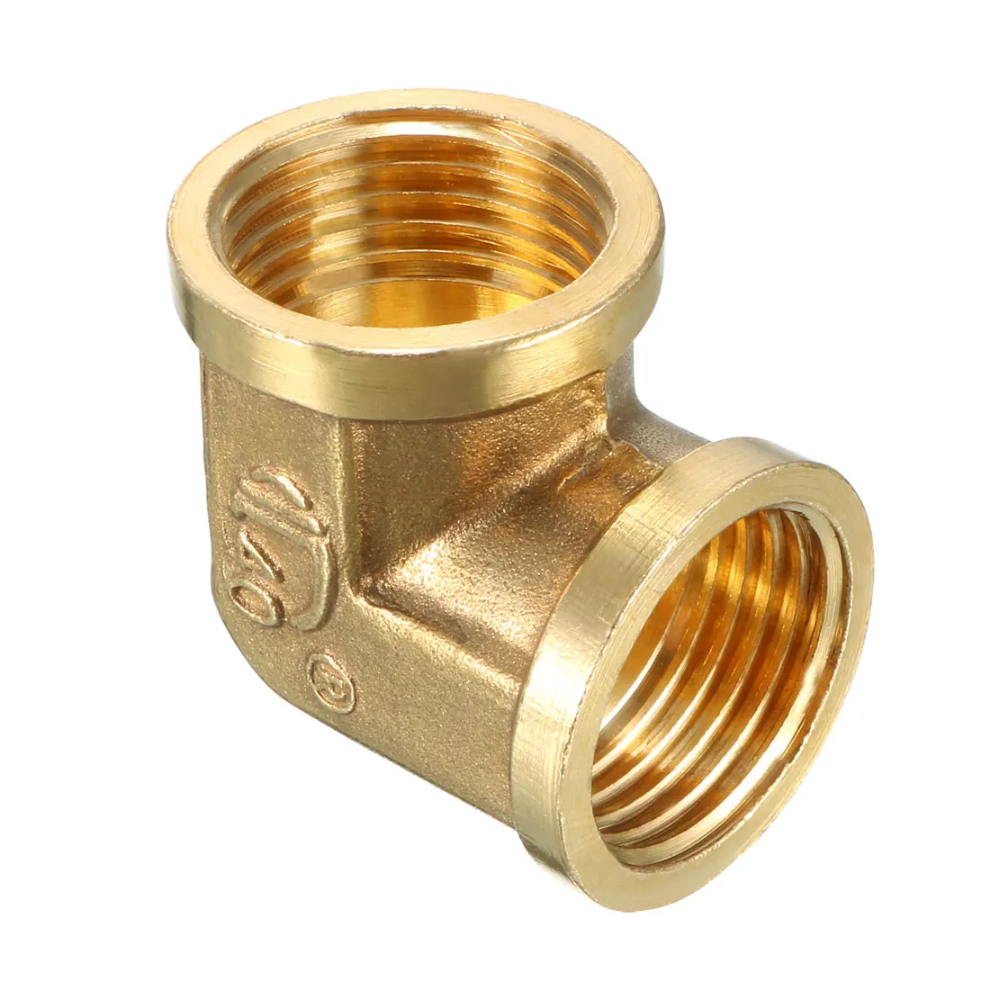 1Pcs Brass Elbow Pipe Fitting 90 Degree Elbow 1/2 PT Female x 1/2 PT Female Coupling Water Pipe Adapter