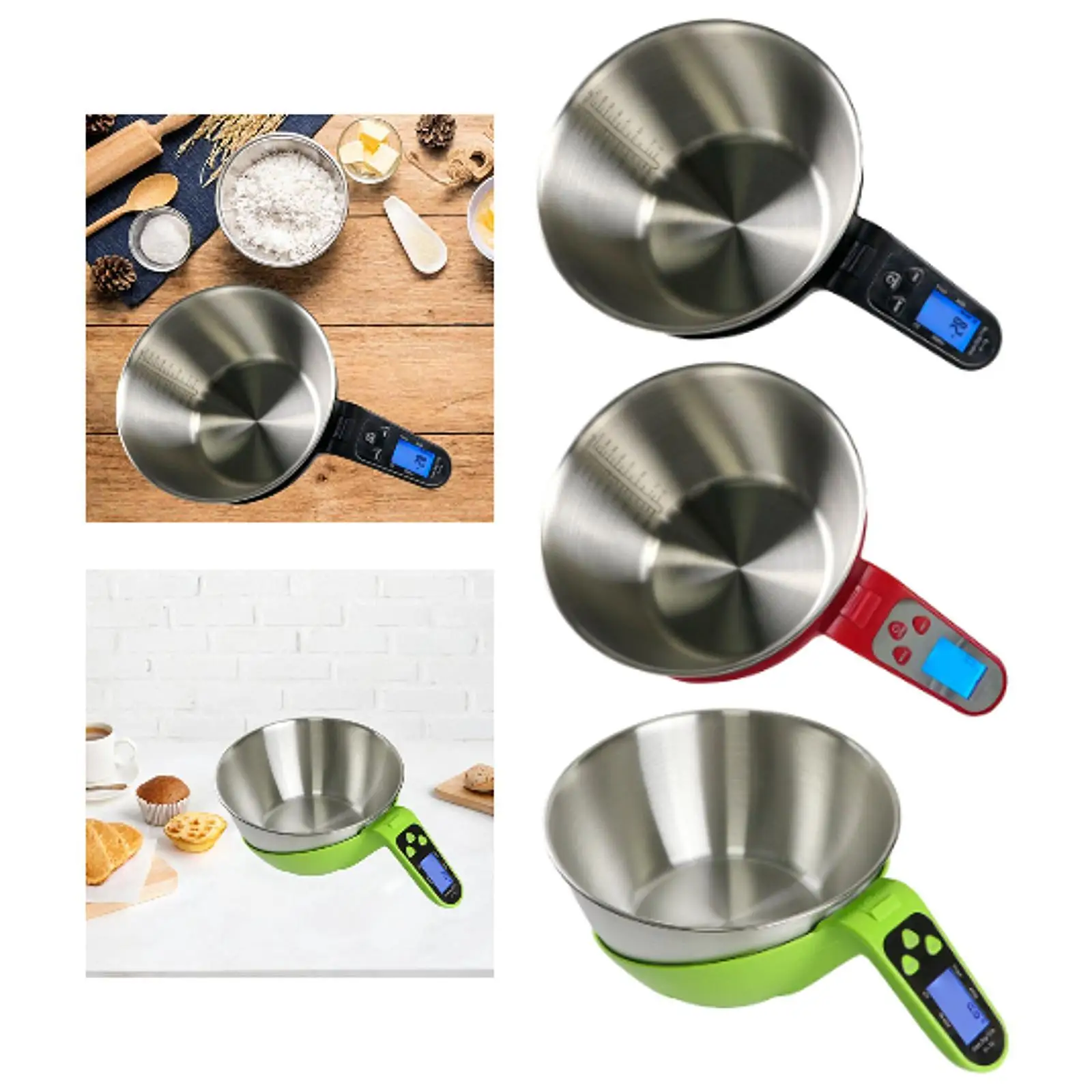 

Kitchen Food Scale,Digital Kitchen Scale,11lb/5kg,Electronic,Removable with Bowl