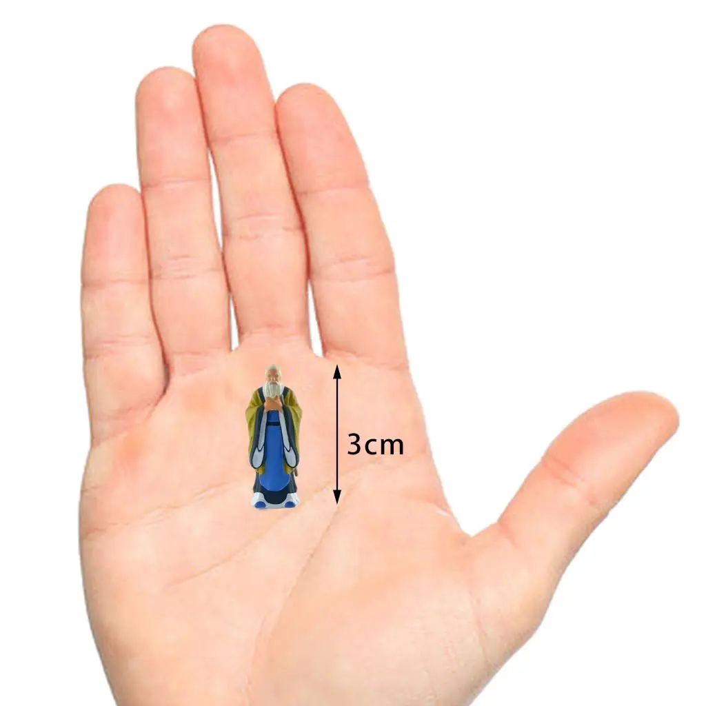 

1/64 Scale 2.8-3cm Ancient Poet Figure PVC People Layout Scenario Diorama