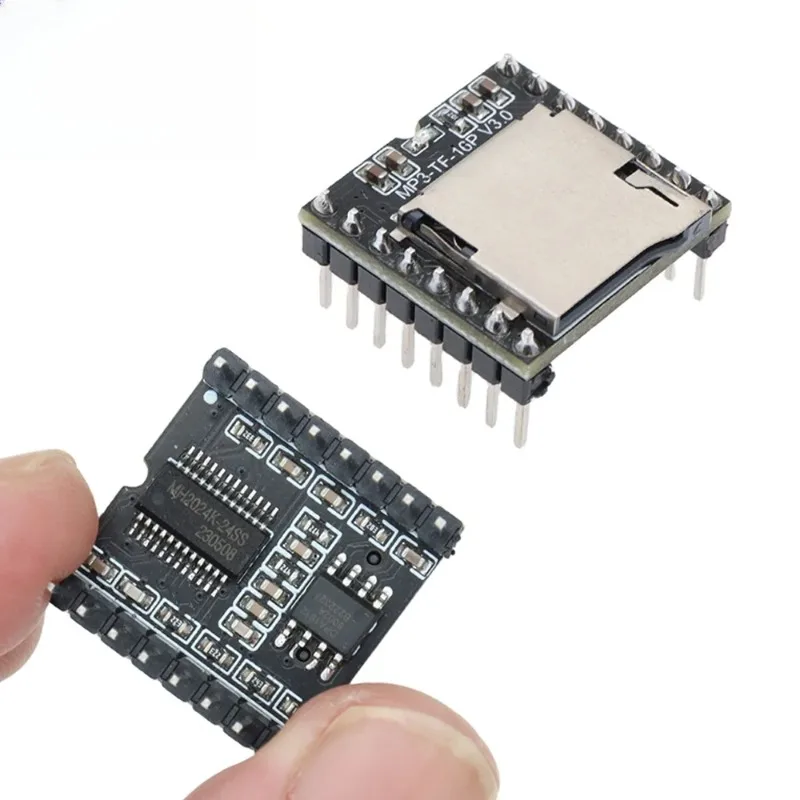 DFPlayer وحدة مشغل MP3 صغيرة V3.0 16P TF بطاقة U القرص Mini MP3 DF مشغل الصوت وحدة الصوت #3