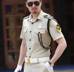 India Police Uniform Shirt And Pants Men Blouse Khaki Tops Not Include Accessories