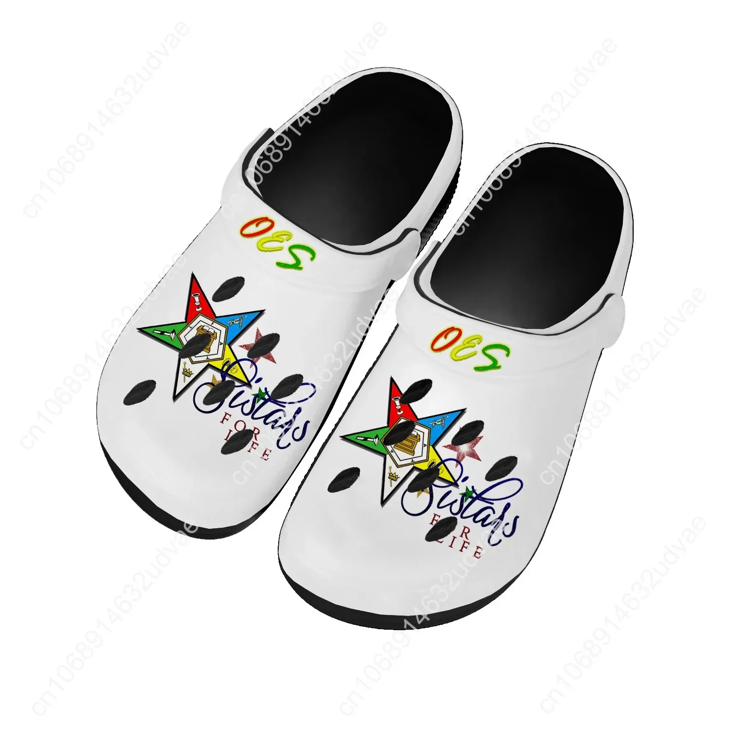 OES New Order of The Eastern Star Sisterhood Water Shoes Mens Womens Home Garden Clogs Customizd Sandals Beach Hole Slippers