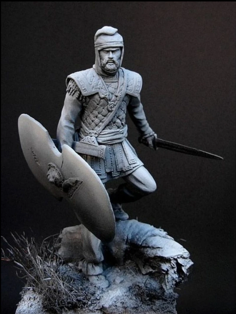 

1/24 Scale 75mm DieCast Resin Figure Model Kit Ancient Persian Warrior Diorama Unassembled Unpainted
