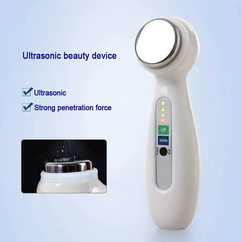 بالموجات فوق الصوتية 1 ميجا هرتز آلة شد الوجه المضادة للتجاعيد مقاومة مدلك العناية بالبشرة الغسيل أدوات يهتز عميق جهاز تجميل الوجه #3