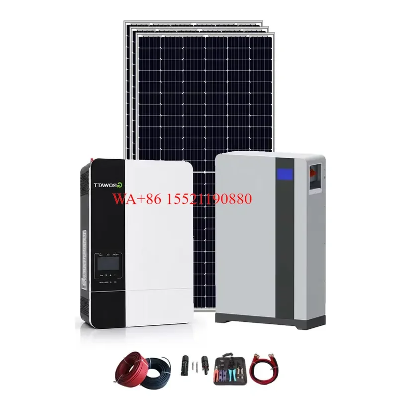 WMWMNU Residential Off Grid Solar Power System Monocrystalline Silicon MPPT 5000W 6kw 10000W Solar Kit for Home