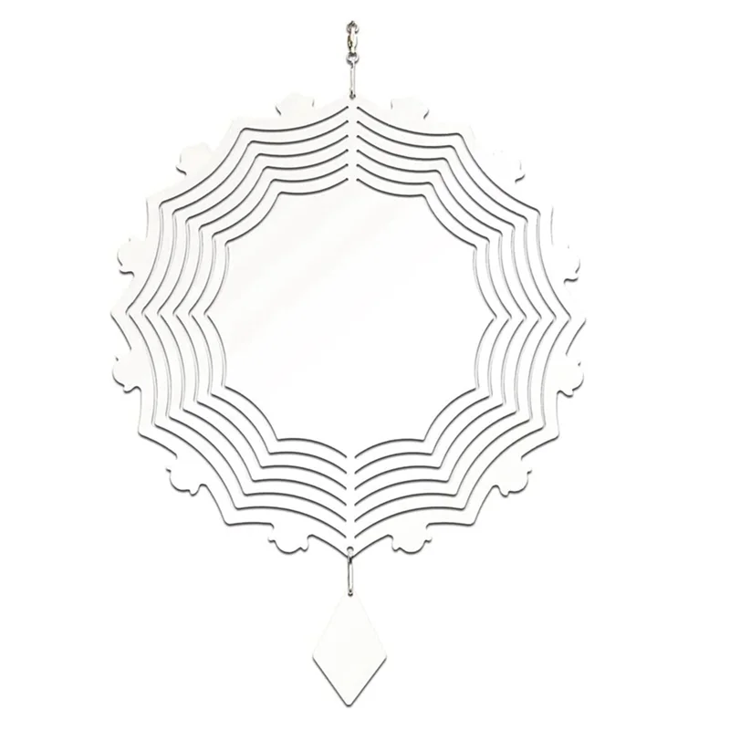 

6Pcs 10Inch 3D Double Spider Web Wind Spinners Blank For Indoor Outdoor Decoration