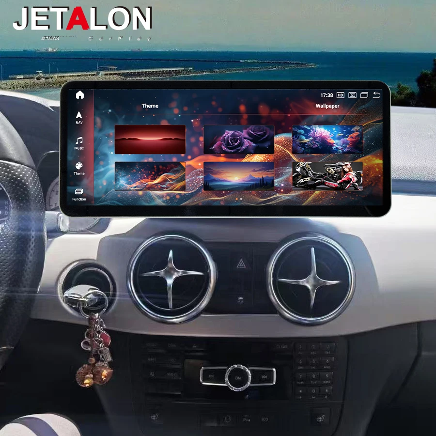 

14.6" Android 14 Car Radio Carplay For Benz GLK X204 2013 2014 2015 Video Player Multimedia GPS Auto Audio Navigation Head Unit