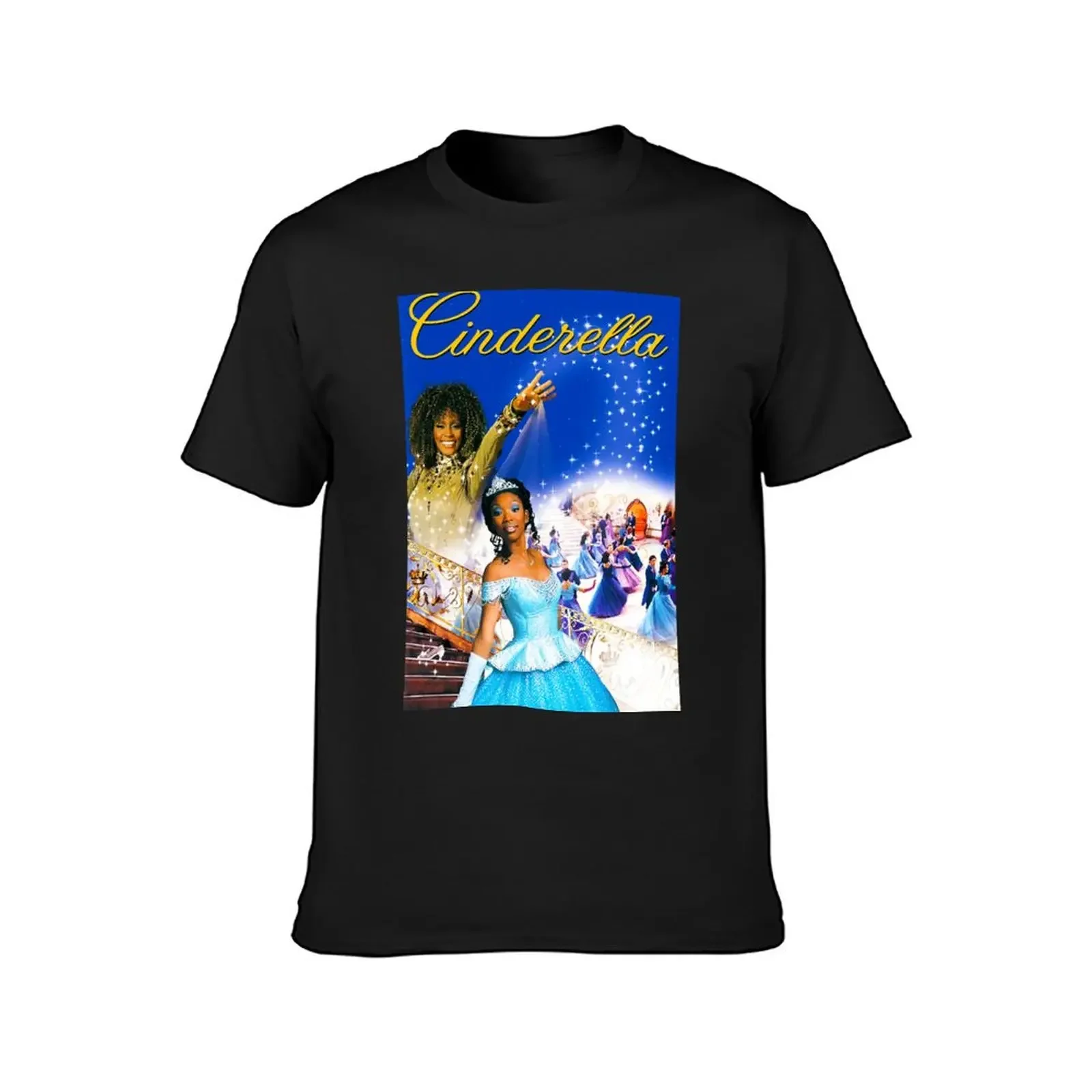 Whitney-Houston-Brandy-Norwood-Cinderella T-Shirt quick drying aesthetic clothes mens designer t shirt