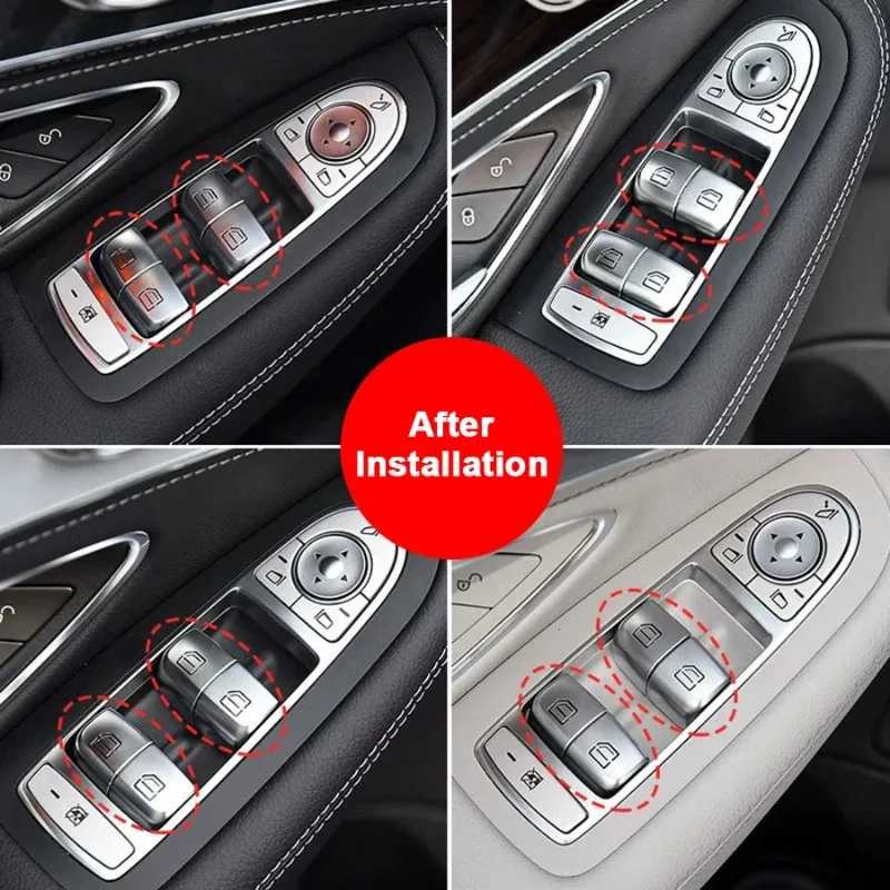 

Power Window Switch 2059056800 2059056811 2229052203 For Mercedes Benz W205 W253 W213 W222 C E Class GLC 4 Door Saloon