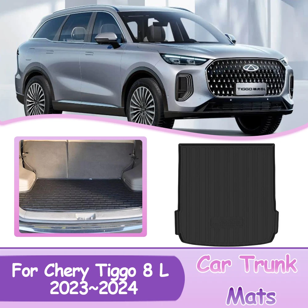 

Full Trunk Mats For Chery Tiggo 8 L Fulwin T9 2023~2024 2025 Auto Rear Cargo Liner Protector Waterproof EVA MaterialAccessories.