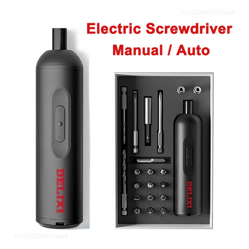 Xiaomi DELIXI Electric Screwdriver Cordless Rechargeable Screw Driver Set Power Multi-function Disassembly Torque Repair Tools