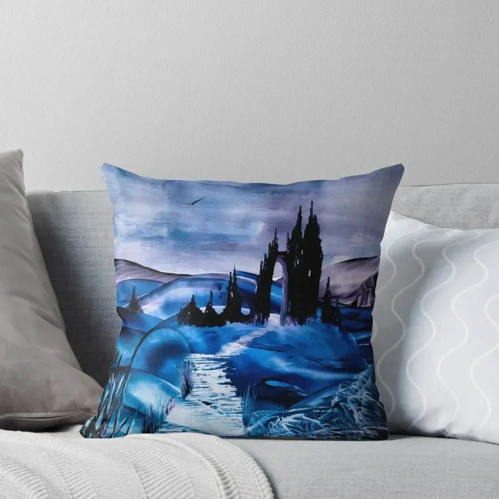 

fantasy castle Throw Pillow Pillowcase Cushion Luxury Sofa Cushions anime girl pillow