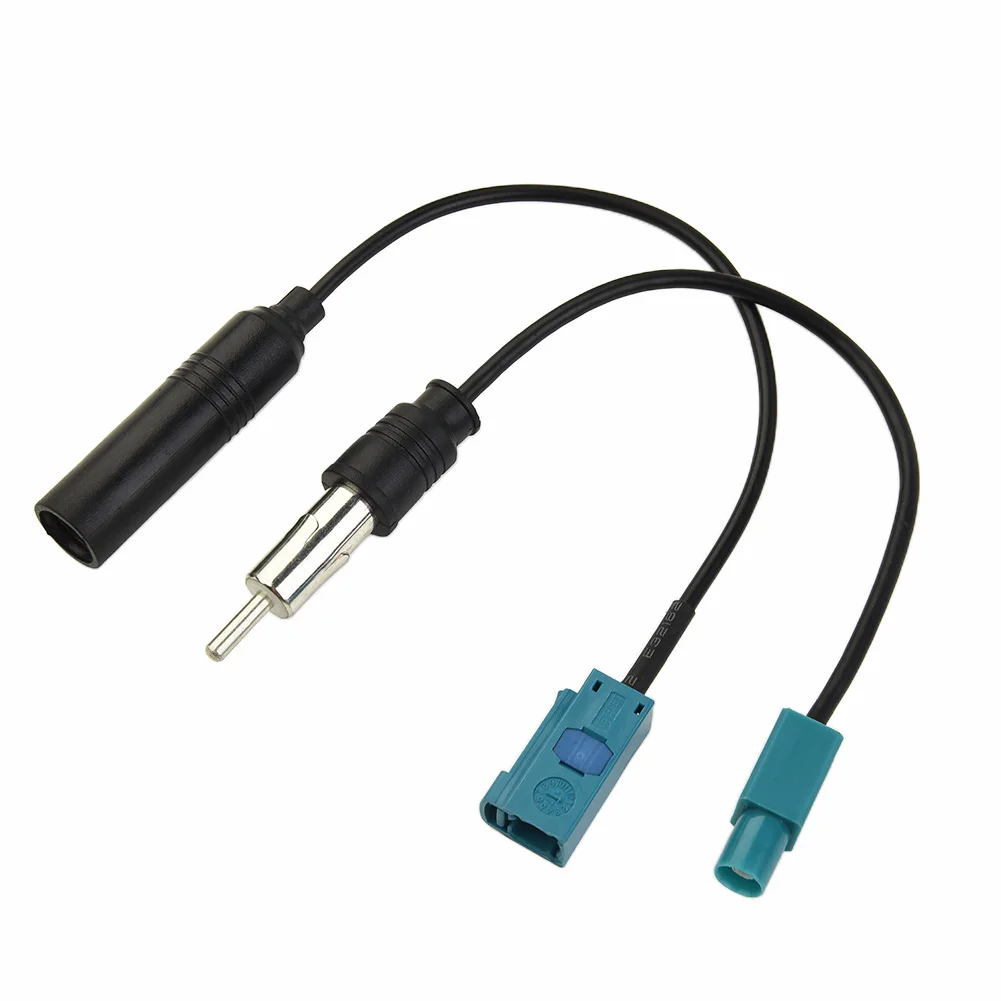 DAB+FM+Car Stereo Antenna Aerial Splitter Cable Adapter Radio Signal Amplifier Antenna Signal Booster FM/AM Car Accessories