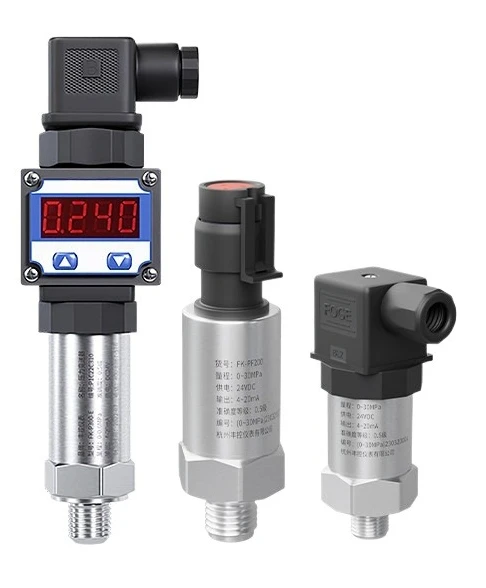 

High Accuracy Diffused Silicon Pressure Transmitter Sensor For Air Water Oil Hydraulic 4 20mA Wireless Remote LCD Display