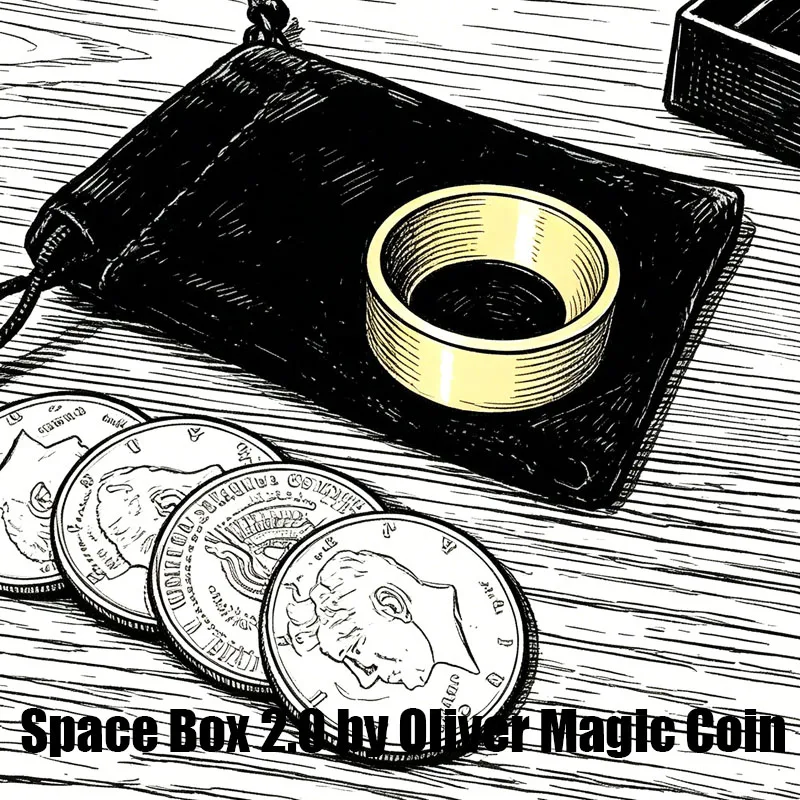 

Space Box 2.0 от Oliver Magic: Фокус с монетой (появление/исчезновение), магия, иллюзии, трюки, ментализм, цилиндрические фокусы.