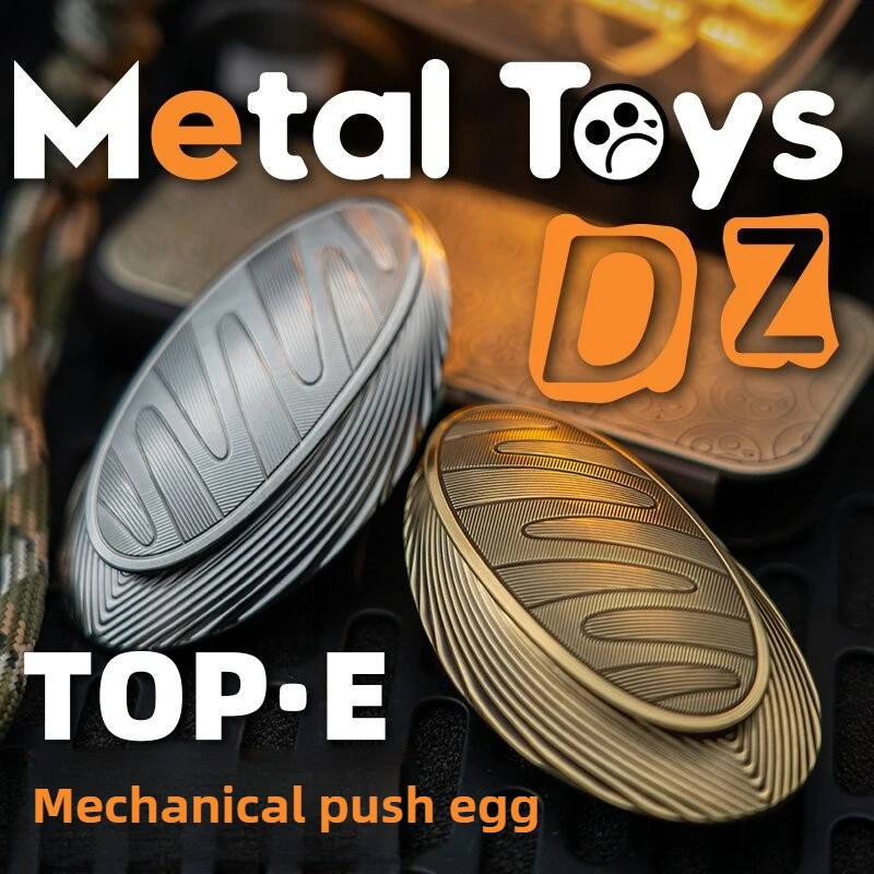 

Dz Top-E новая механическая структура EDC металлическая карта на кончике пальца Push Egg уличная портативная игрушка для декомпрессии