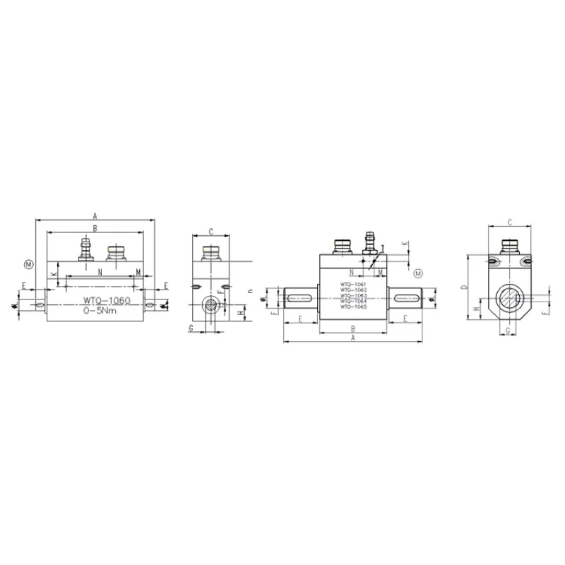 

GTS207 Non-contact Dynamic Rotating Torque Sensor Transducer 500Nm
