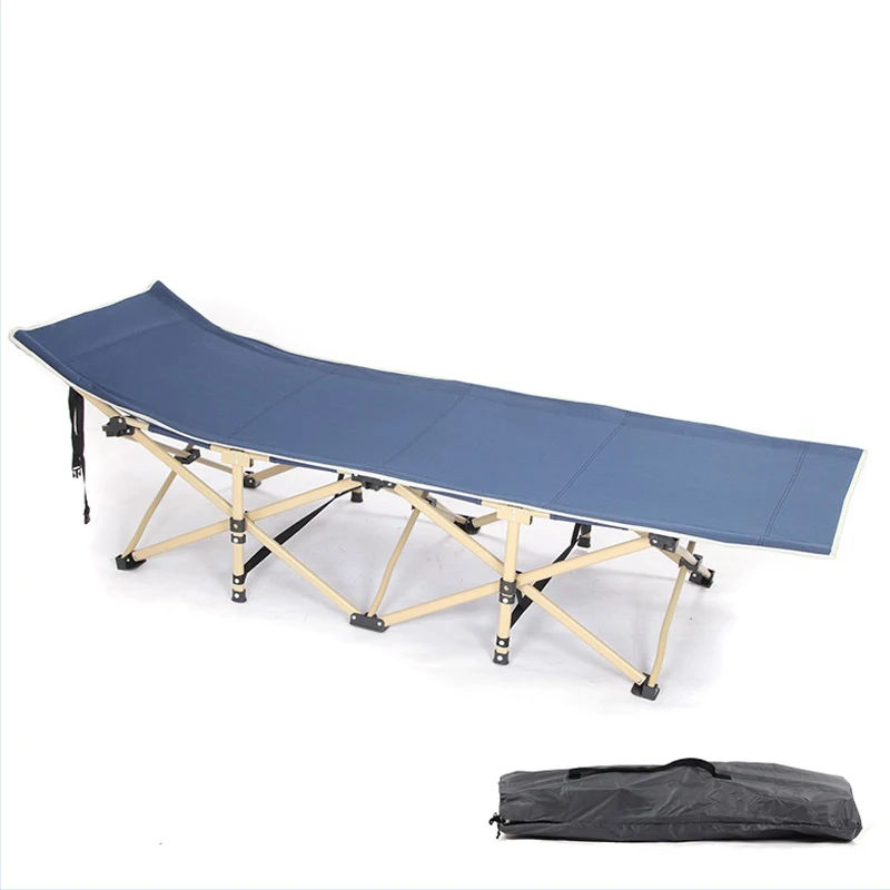 Portable Outdoor Adults Space Saving Modern Single Metal Camping Folding Bed