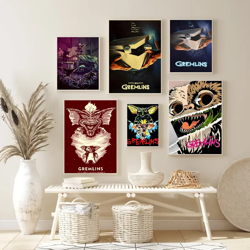 Classic Movies Gremlins Poster Poster Paper Print Home Living Room Bedroom Entrance Bar Restaurant Cafe Art Painting Decoration