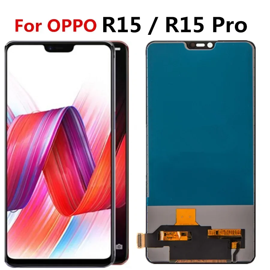 6,28 "TFT LCD Für OPPO R15 LCD Display Bildschirm Touch Digitizer Montage Für oppo R15 Pro Traum Spiegel Edition display