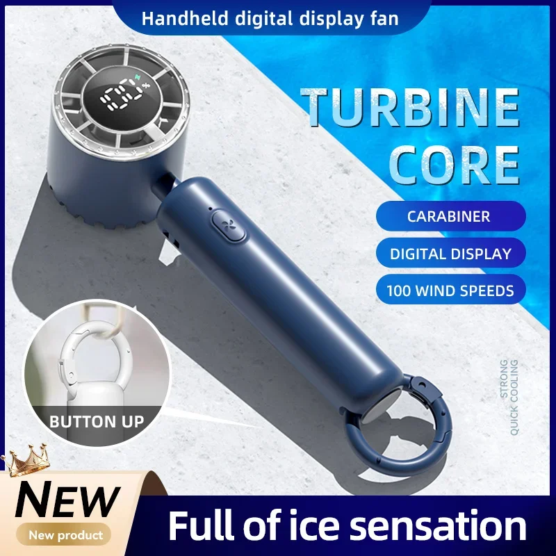 

Вентилятор перезаряжаемый сильный ветер 100, скорость ветра, электрический вентилятор, цифровой дисплей для бытовых инструментов, аксессуар на складе