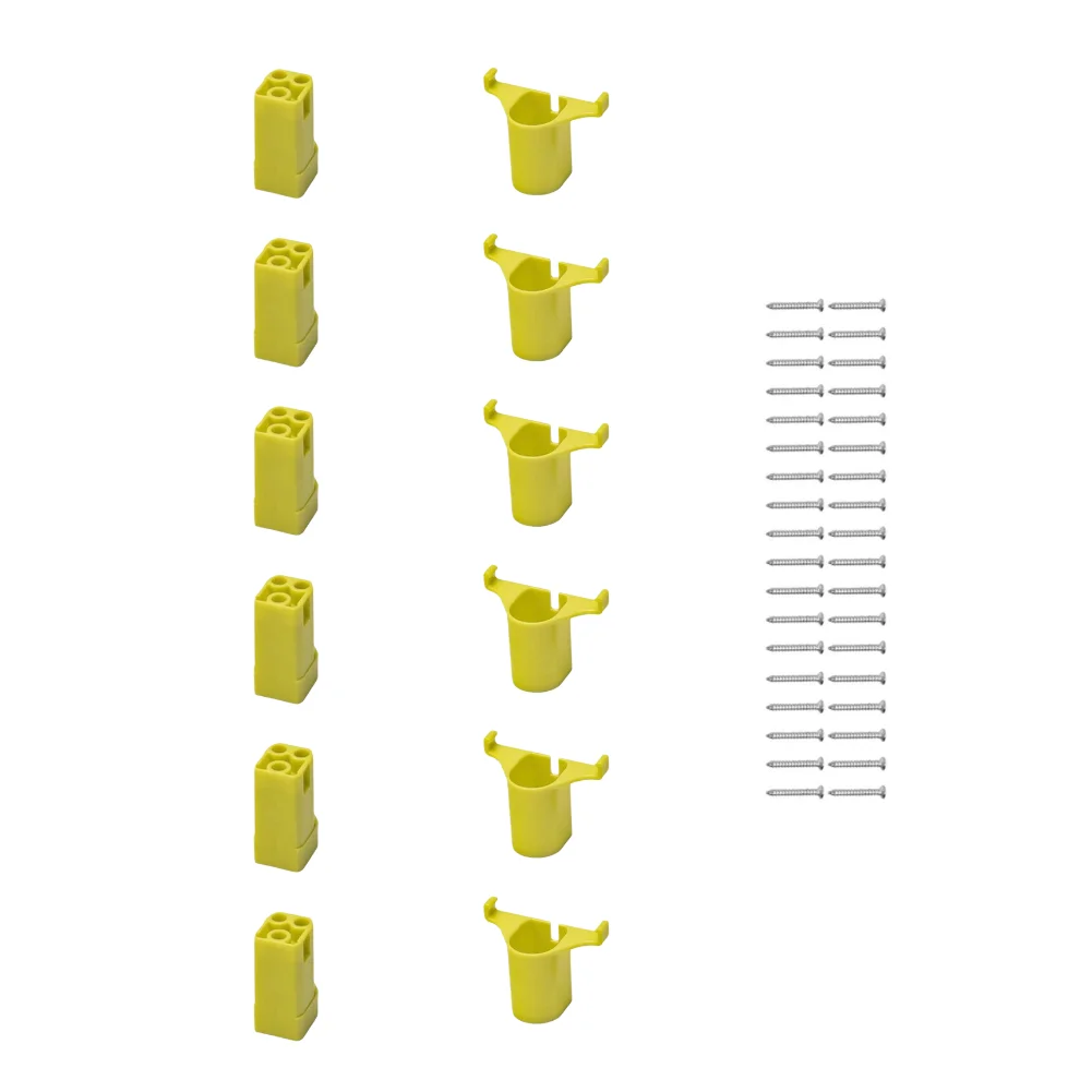 

12pcs Battery Mounts Hangers Holders Brackets18V Cordless Tool And Batteries Holder Organized Storage Power Tool Accessories