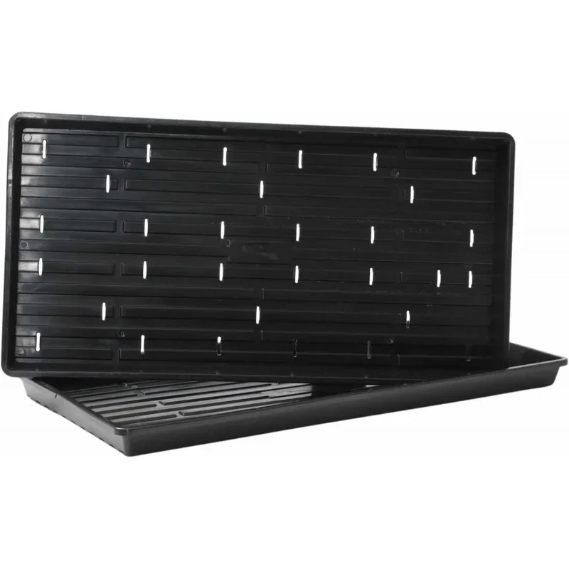 Microgreen 1020 Trays, Shallow Strength 30 Seed Tray with Holes - Grow Fodder, Wheatgrass, Sprouting, Plants Growing