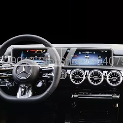 Tempered glass film For Mercedes Benz Classe A W177 V177 Classe B W247 gps Navigation and Dashboard Screen  protector(2 pieces))