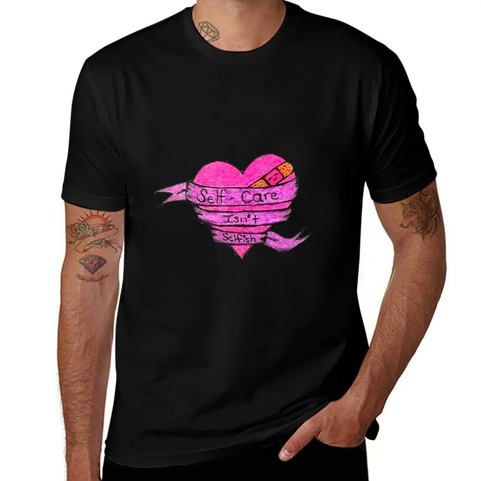 

Self-Care Isn't Selfish T-Shirt Casual Basic Street Style T-Shirt