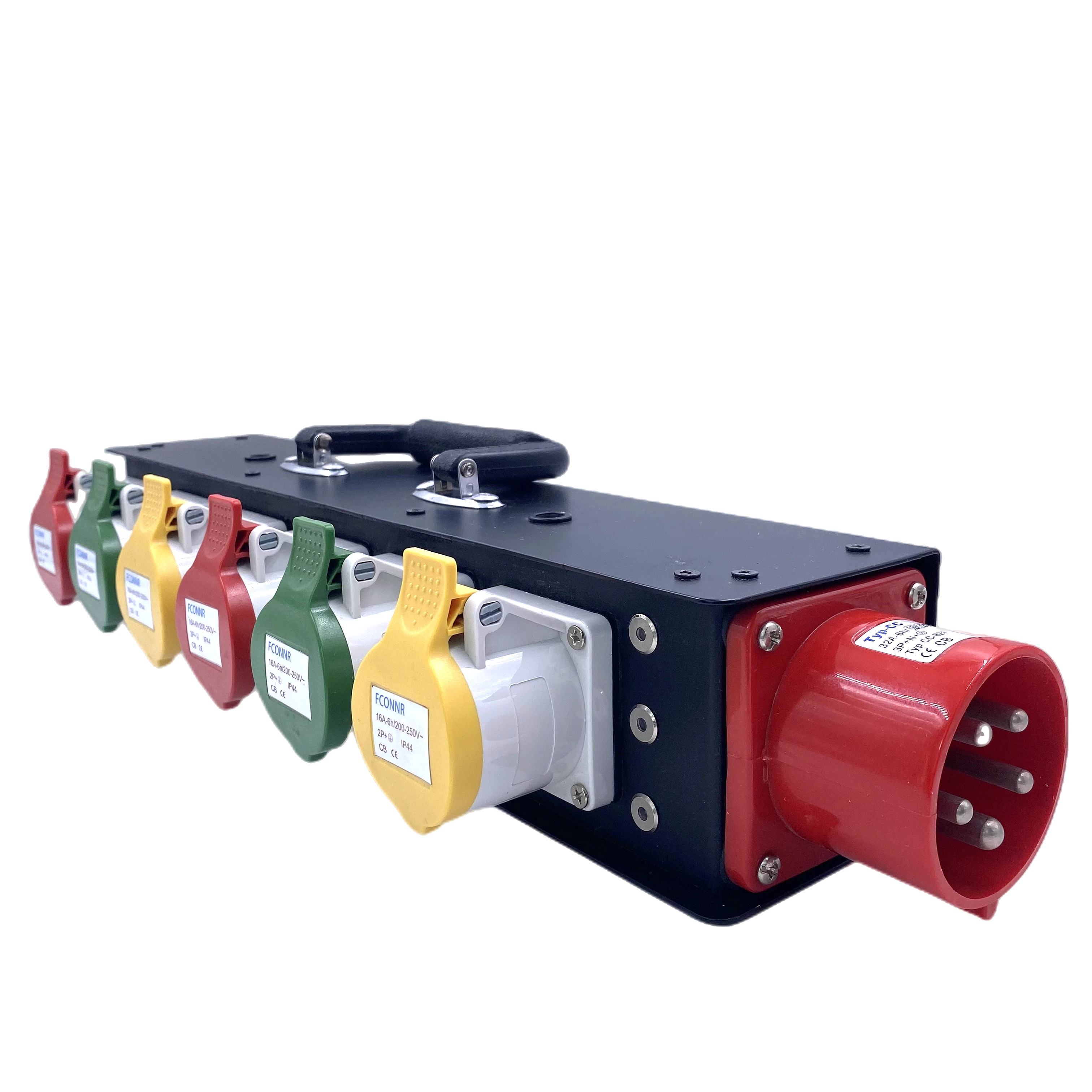 32A 5P 6X16A Portable Outdoor Small Power Distribution Box