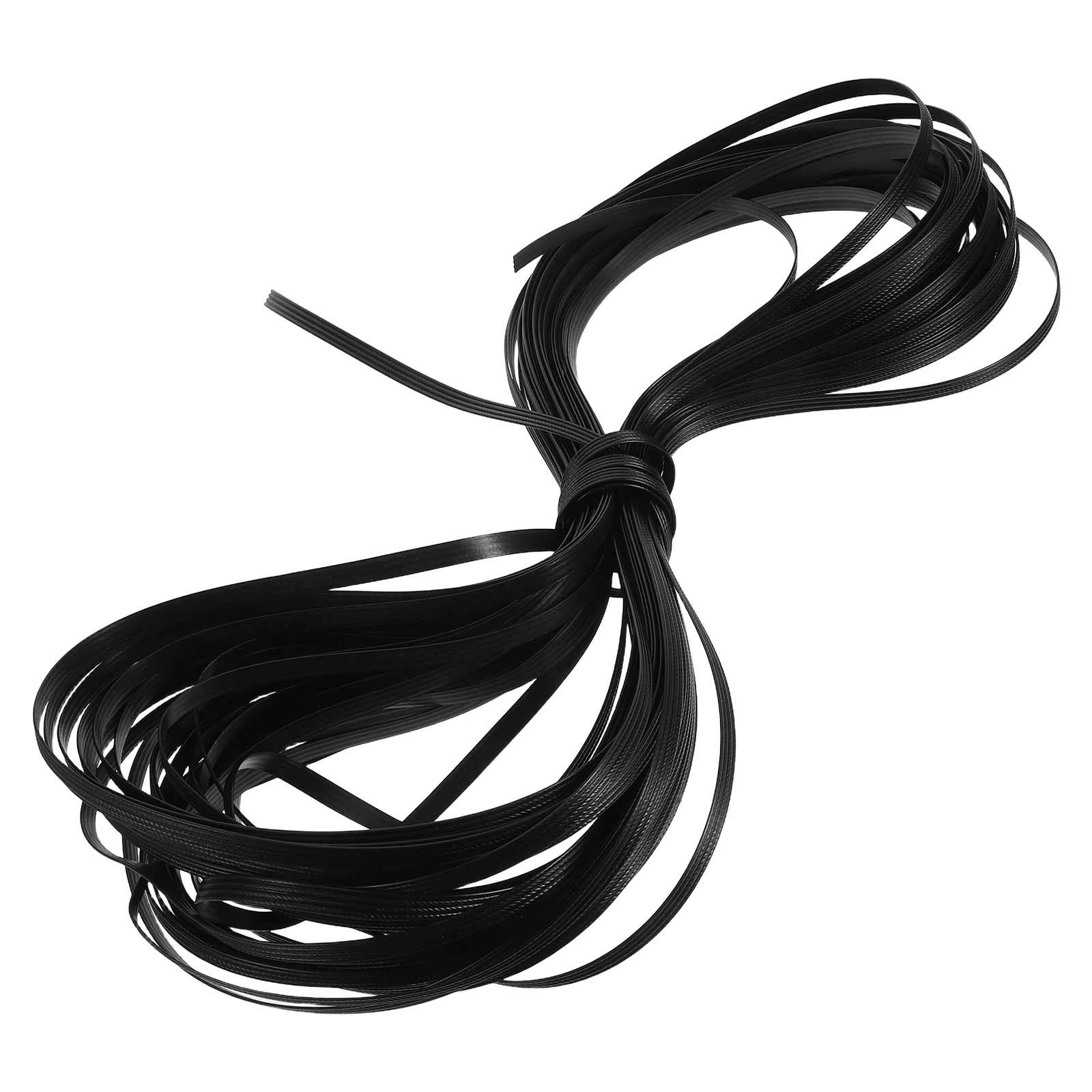 

1 Set Pe Rattan Repair Kit Flat Round Woven Plastic Cane Webbing Roll For Chair Sofa Table Outdoor Furniture Restoration Diy