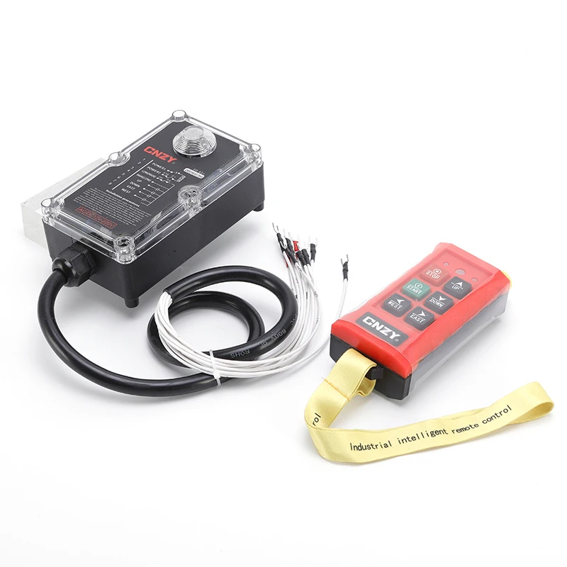 4 Buttons DC 20-240V Single Speed Industrial Wireless Radio Crane Remote Control Switches Winches Hoist Track Crane Lift Control