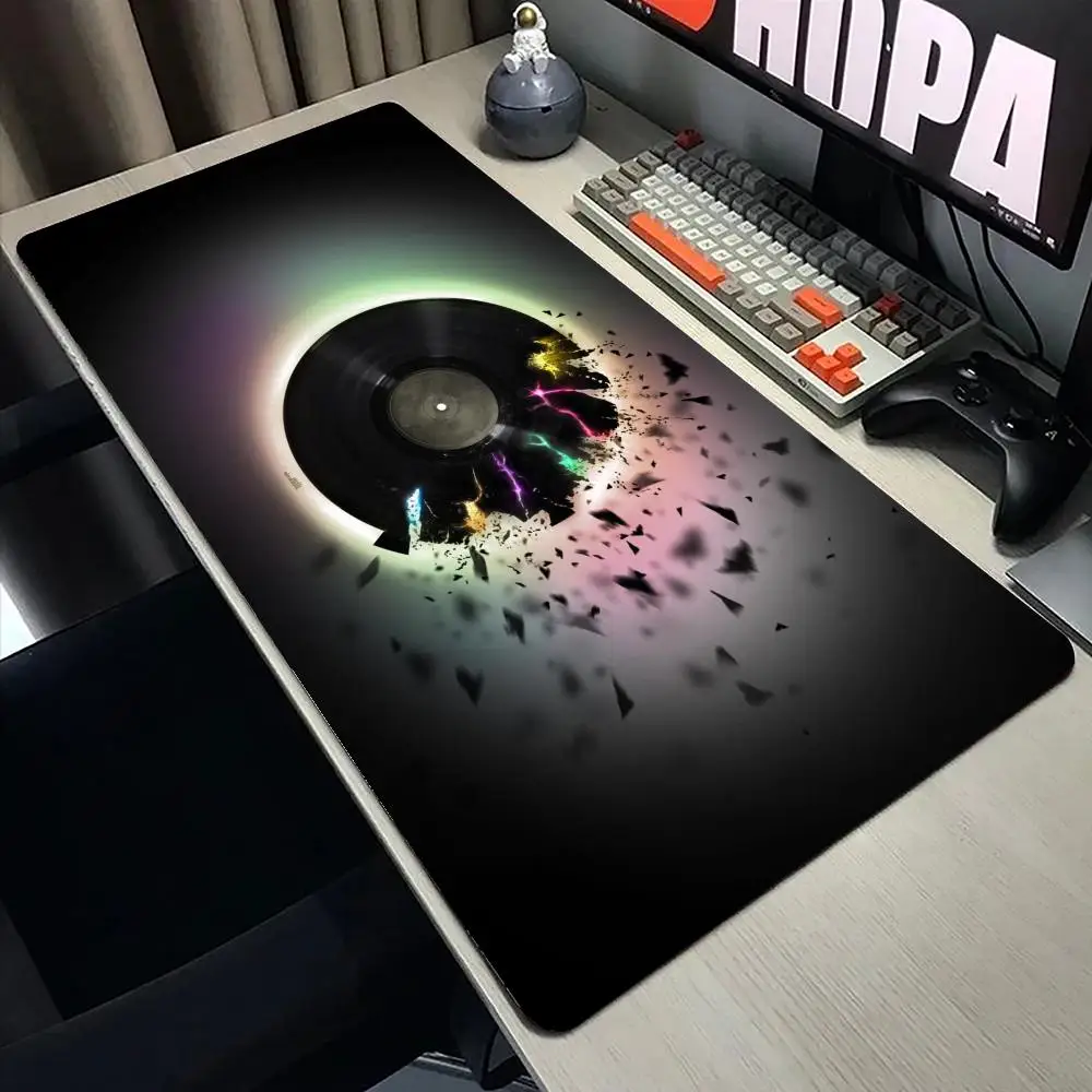 

Музыкальный альбом, коврик для мыши CD, большой коврик для компьютерного офисного стола, XXL, резиновый противоскользящий коврик для игровой клавиатуры HD, коврик для мыши, длинный настольный коврик