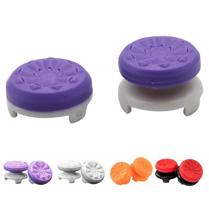 2pcs for Joystick Caps Convex Thumb Grip Cover Set Joystick Cap Thumbstick Cover for PS4 PS5 Caps Nintendo Switch Pro Controller