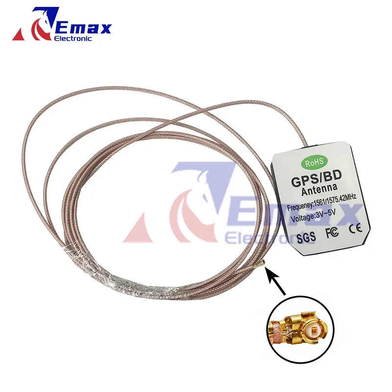 

HX-WZGB2-5038 Внешняя антенна GPS BD UFL U.FL RG178 Антенна с высоким коэффициентом усиления для модема EP06-E EP06-A Mini PCIE