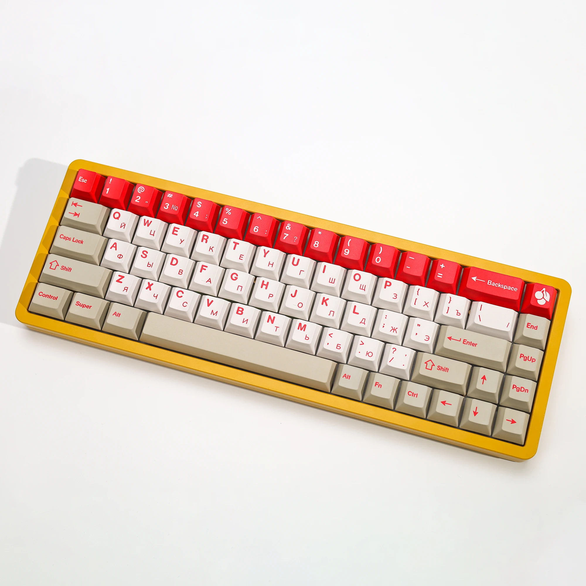 KBDiy الروسية GMK الأحمر تنبيه أغطية المفاتيح 143 مفتاح مجموعة PBT أليس ISO الكرز الشخصي الألعاب KeyCap ل 60 لوحة المفاتيح الميكانيكية Wooting #4