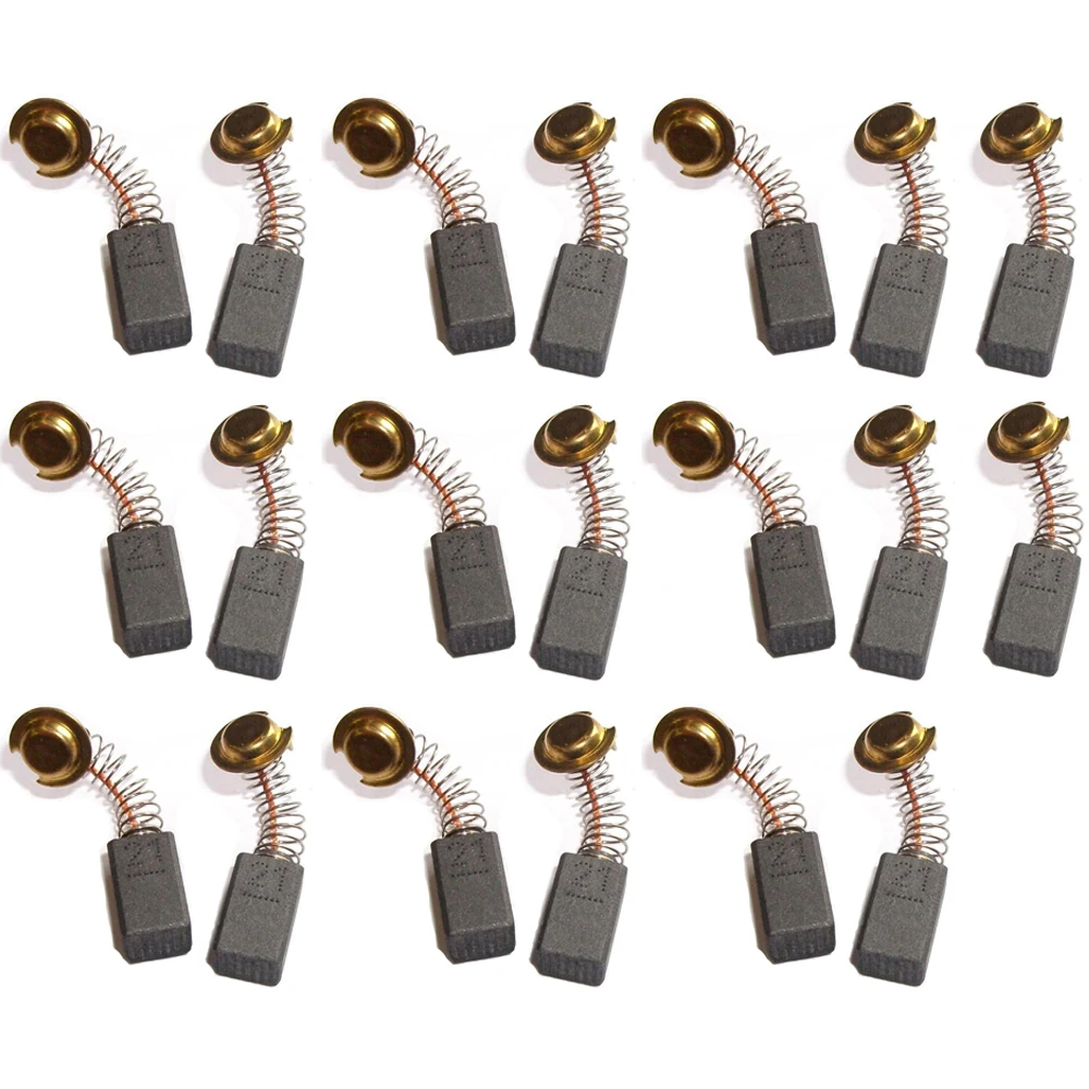 10pcs Electric Motor Carbon Brushes For Black Decker Angle Grinder Replacement-Parts Power Tools Accessories Multiple Models