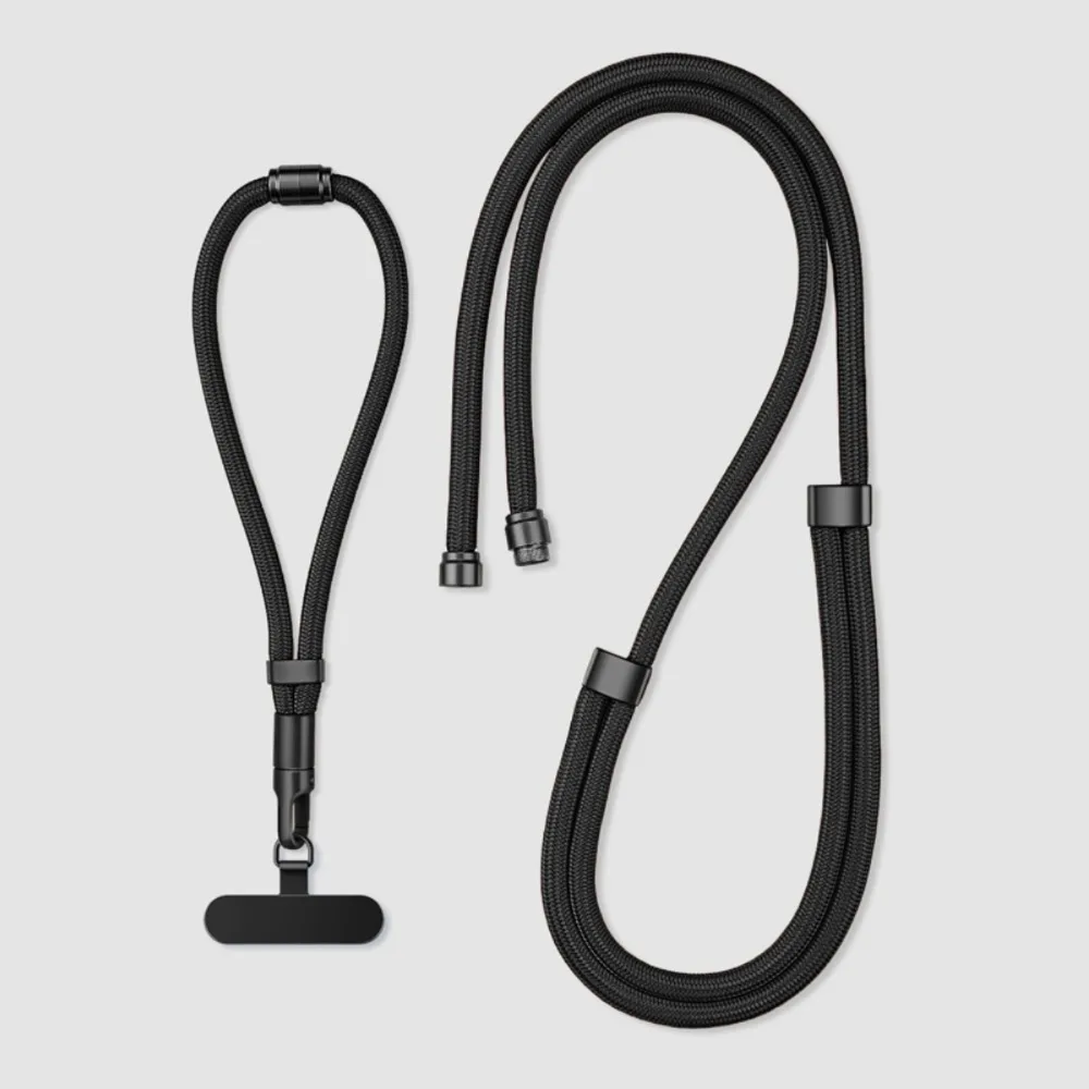 Switchable Mobile Phone Lanyard Neck Hanging Wrist Strap Crossbody Phone Strap Adjustable Length Detachable 3-in-1 Phone Chain