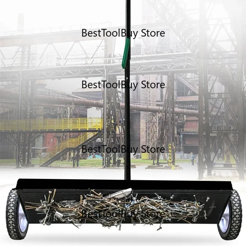 36 inches 20KG Scavenger Iron Chip Picker Hand Push Iron Sweeper Sweeper Ground Scavenger