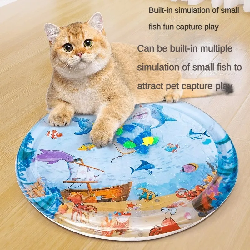 Summer Pet Inflatable Water-filled Mat Thickened And Durable Pet Breathable Water Mat To Cool Down And Cool Down Pet Supplies