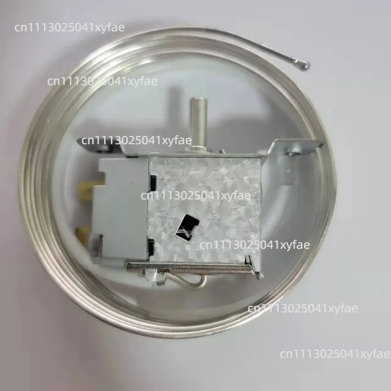 WPF14 Refrigerator Thermostat, 2-Pin Temperature Control Switch, 1M Capillary Tube, Universal Replacement Part