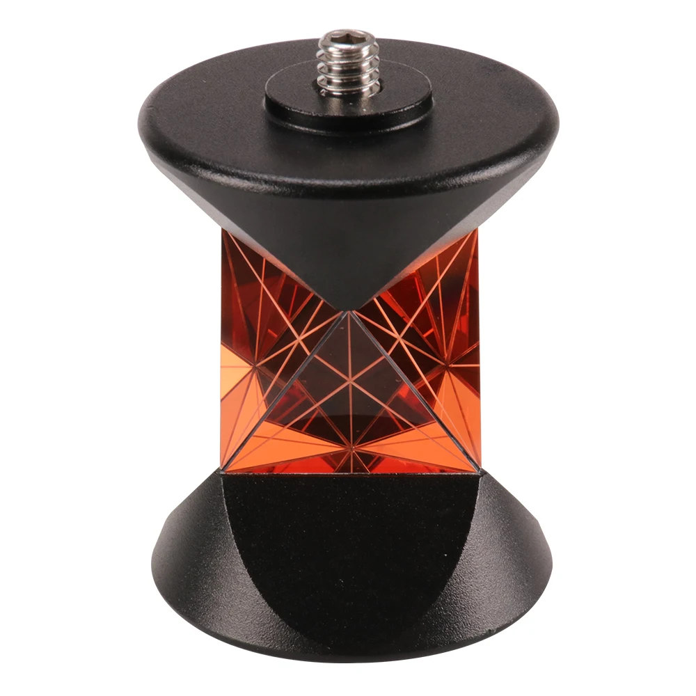 GRZ101S Height 56mm Larger Metal Mini 360° Prism Reflector With Pole, Surveyor R