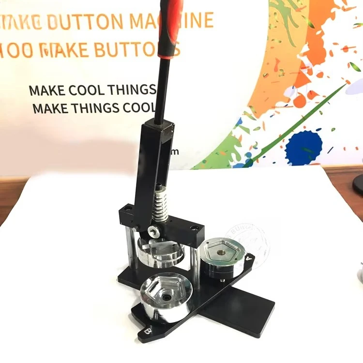 Rectangle Button  Pin Badge Promotional Products Fancy Fashion Button Maker Badge Making Machine Covered Button Machine