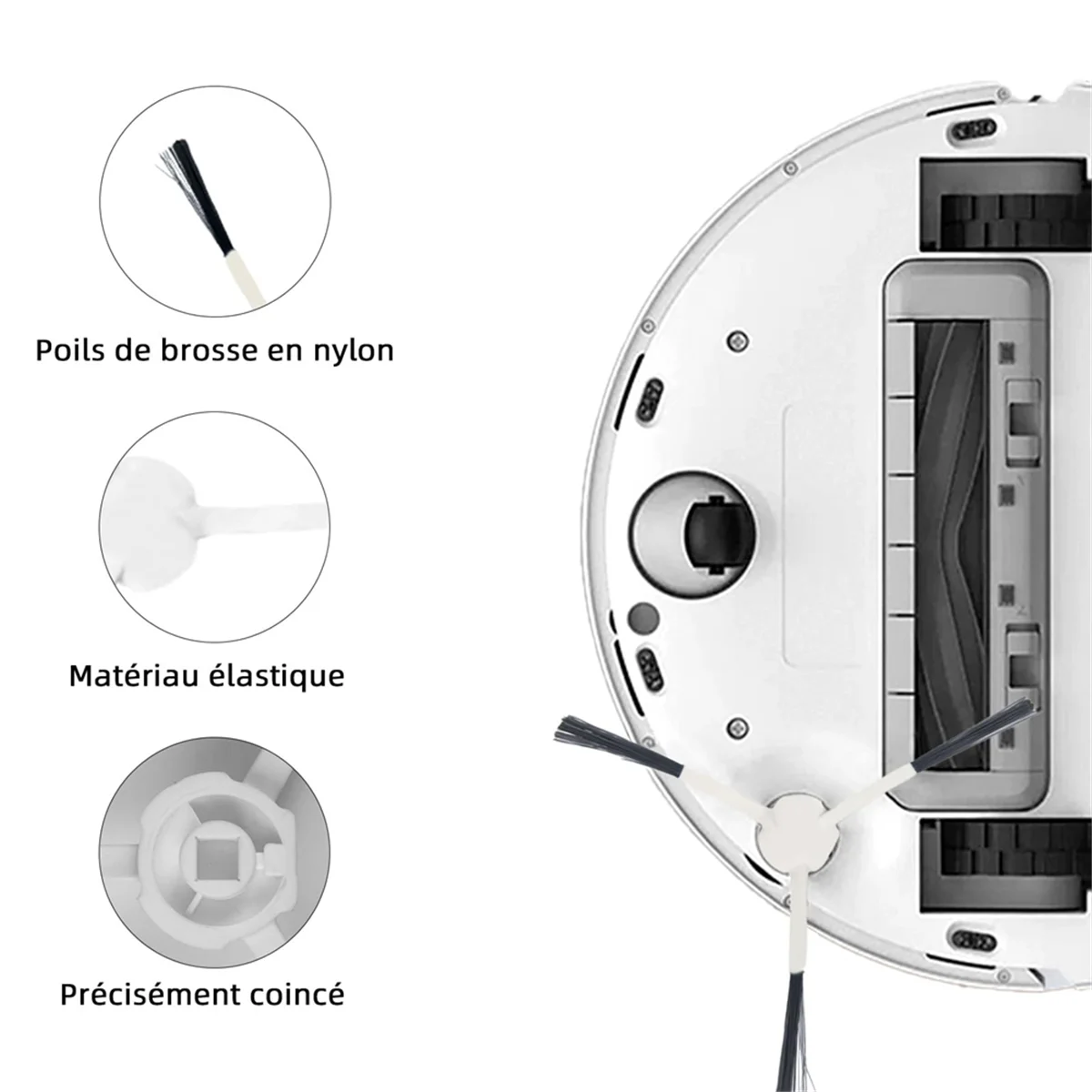 Accessori ABBR per aspirapolvere robot Dreame L20 Ultra / L20 Ultra Complete. Spazzola principale Filtri Panni Sacchetti per la polvere Spazzole