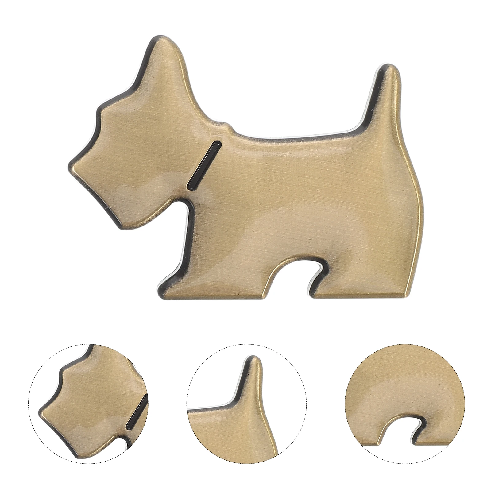 

Durable Waterproof Metal Dog Car Sticker Cartoon Pet Decal Tail Side Body Decoration Unique Auto Accessories for Vehicles