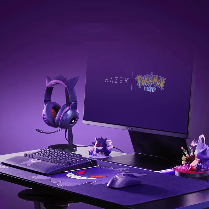 Razer Pokémon Gengar Edição limitada Goliathus V3 Gaming Mouse Pad Tapete de mouse antiderrapante de espuma de borracha macia de alta densidade